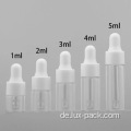 3ml 5ml Clear ätherisches Öl Glass Tropper Flasche